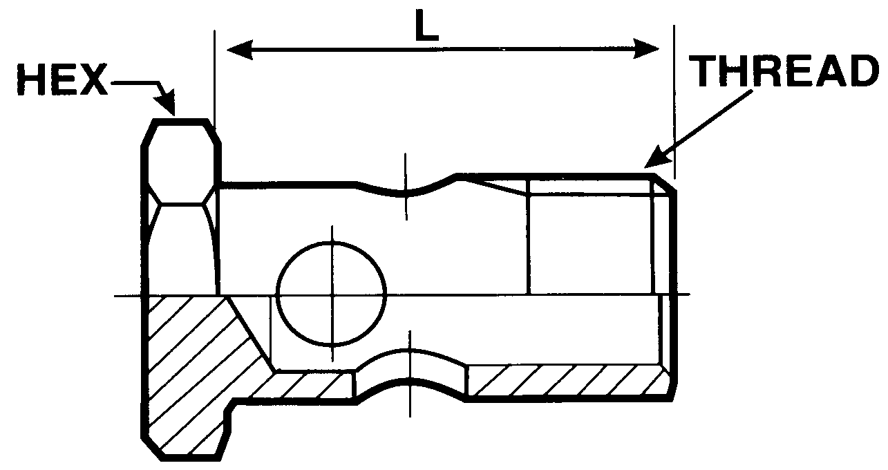 ADAPTALL AMERICA Single Metric Banjo Bolt F15M16X1.5 Hydraulic Supply Co.