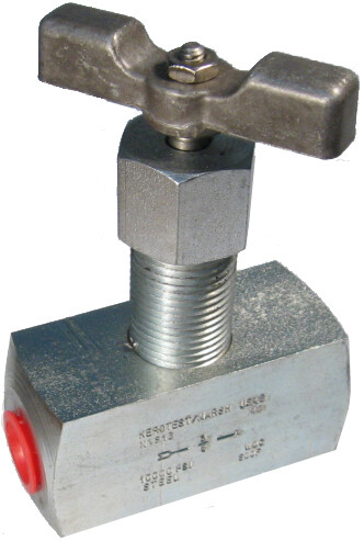 Kerotest Mfg Steel Barstock Needle Valve N1513