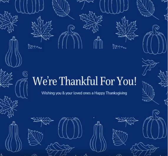 Happy Thanksgiving!