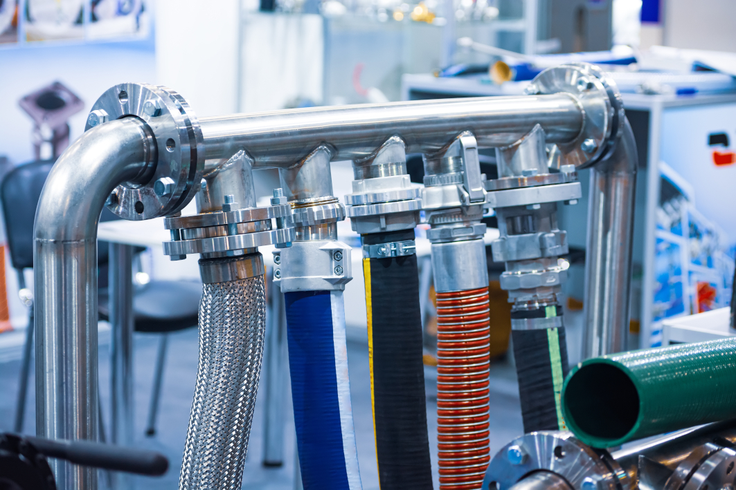 Four types of hydraulic hoses