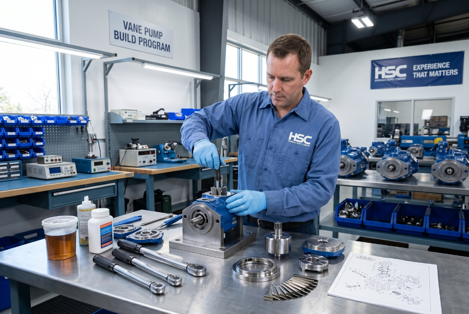 Vane Pump Services Technician